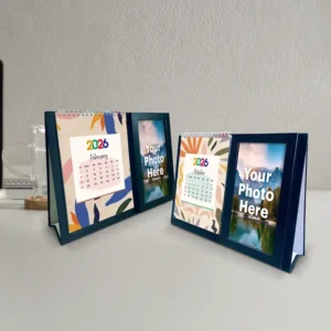 Desk Calendar with Photo Frame